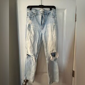 Abercrombie & Fitch Light Blue High Rise Jeans